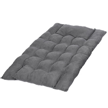 PaWz Pet Bed 2 Way Use Dog Cat Soft Warm Calming Mat Sleeping Kennel Sofa Grey L PaWz